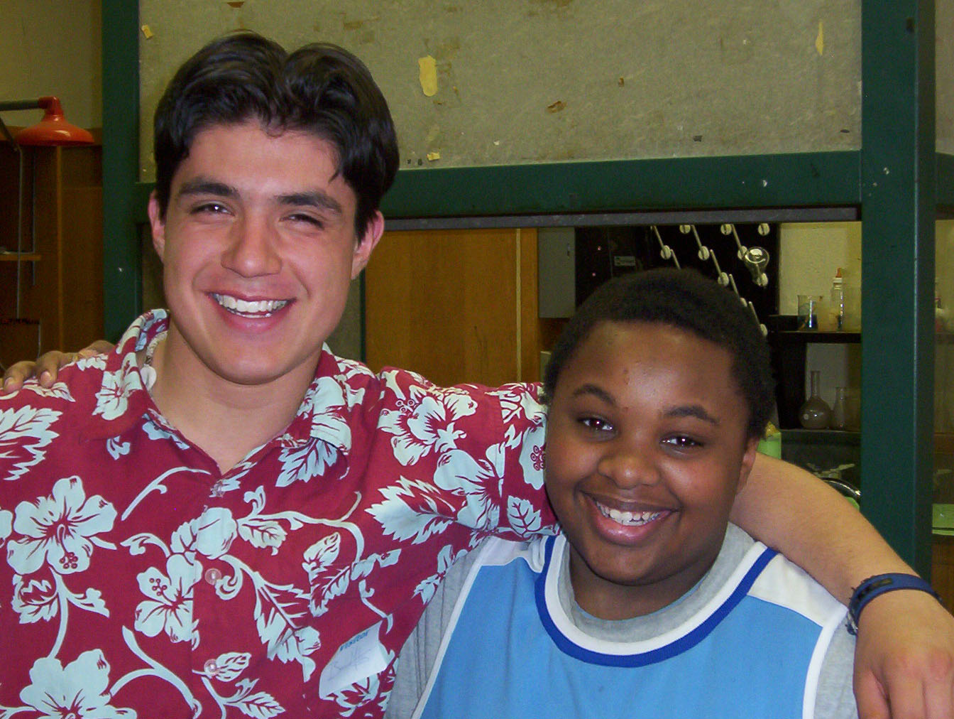Picture of mentor Ben and high school student Chris
